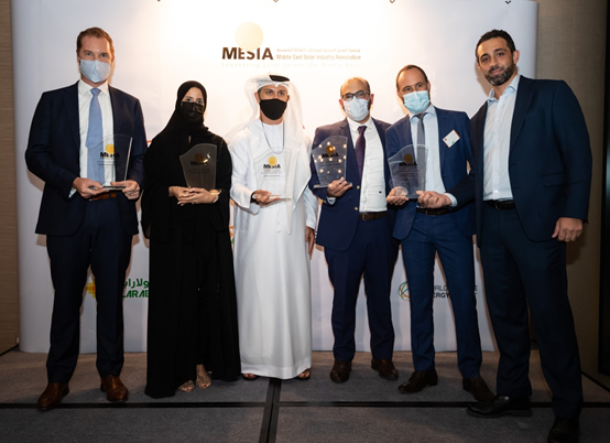 www.taiyangcheng.com Al Dhafra Photovoltaic Project Wins a MESIA Annual Award
